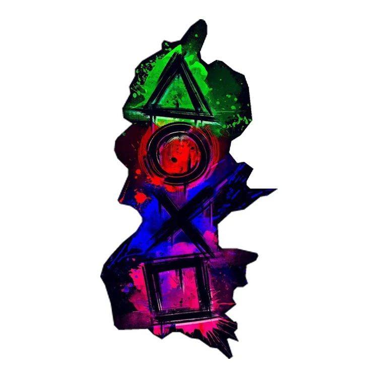 استیکر پارچه و لباس پاد آفرین مدل گیمر کد 1287