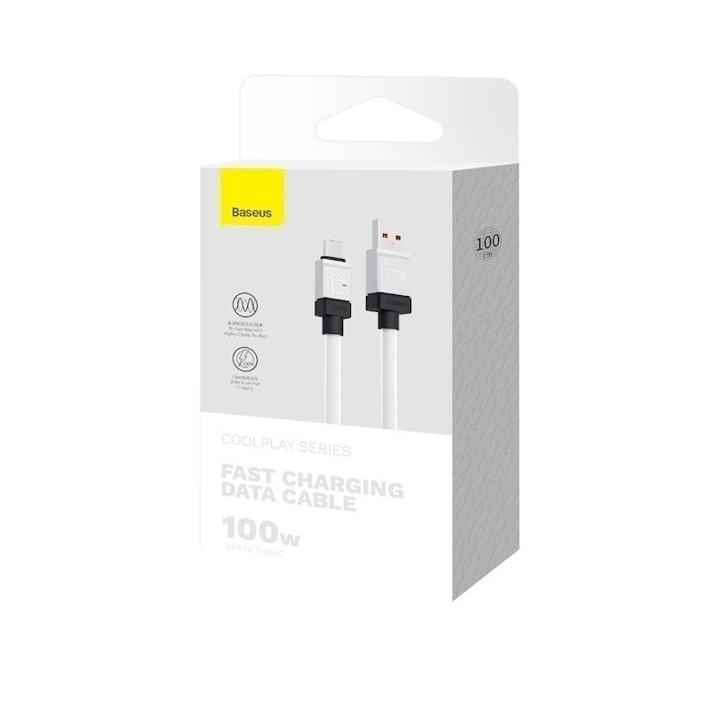 کابل تبدیل USB به USB-C باسئوس مدل cakw000602 طول 1 متر