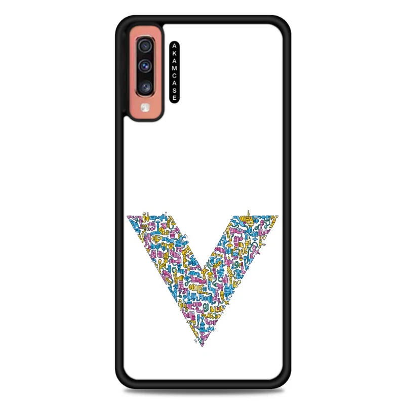 کاور آکام مدل AMC-WSGA70-ALPHADOODLEBET-22 مناسب برای گوشی موبایل سامسونگ Galaxy A70