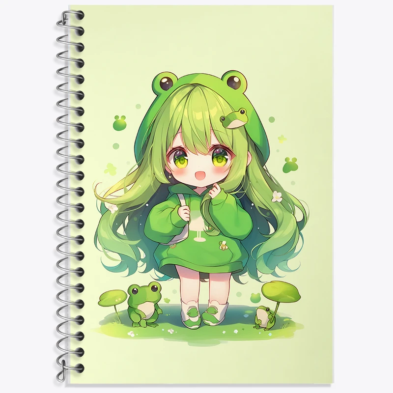 دفتر لغت 50 برگ خندالو طرح دخترانه کیوت کد F5411