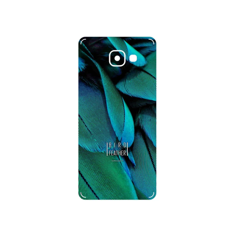 برچسب پوششی ماهوت مدل Green Feather مناسب برای گوشی موبایل سامسونگ Galaxy A7 2016