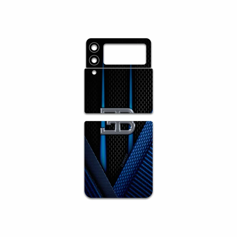 برچسب پوششی ماهوت مدل BUGATTI مناسب برای گوشی موبایل سامسونگ Galaxy Z Flip3 5G