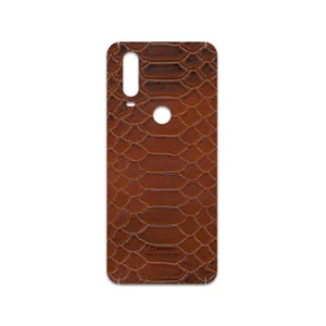 MAHOOT Brown-Snake-Leather Cover Sticker for motorola One Action