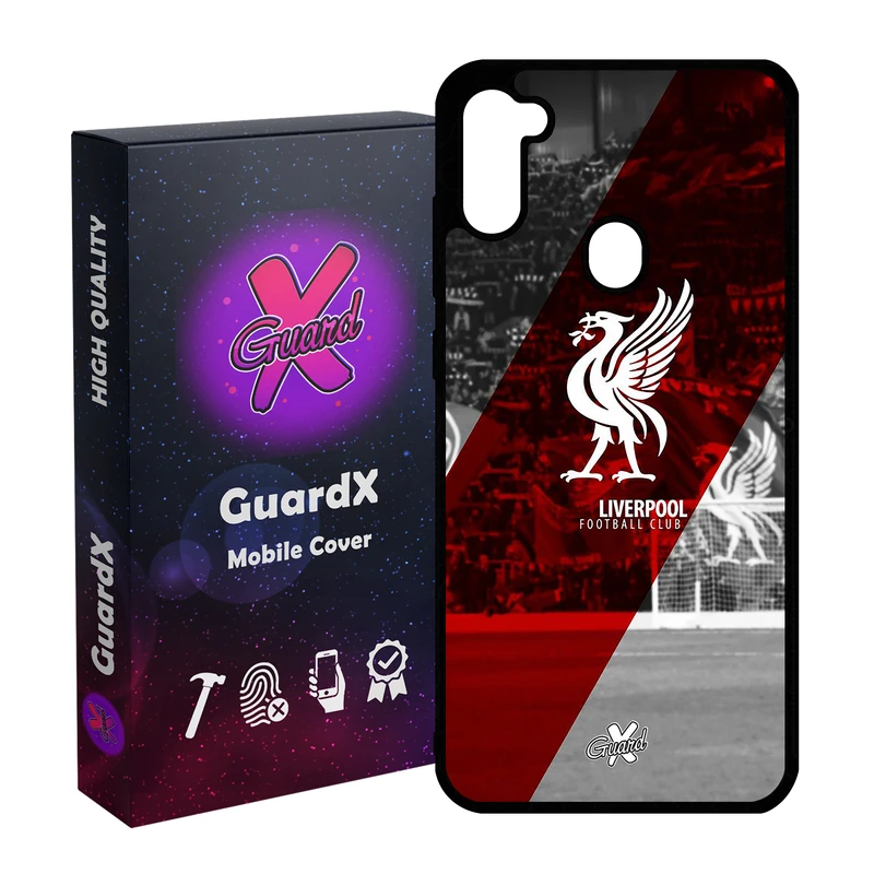 کاور گارد ایکس طرح Liverpool مدل Glass10045 مناسب برای گوشی موبایل سامسونگ Galaxy A11 / M11