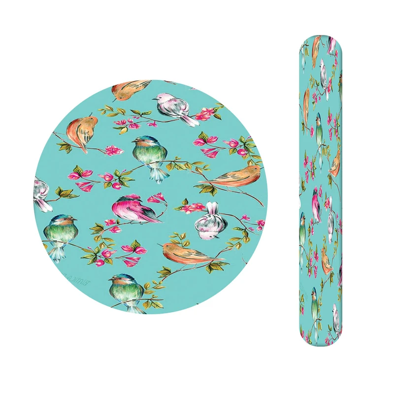 آینه آرایشی جیبی مدل کبوتر کد 378  به همراه سوهان ناخن