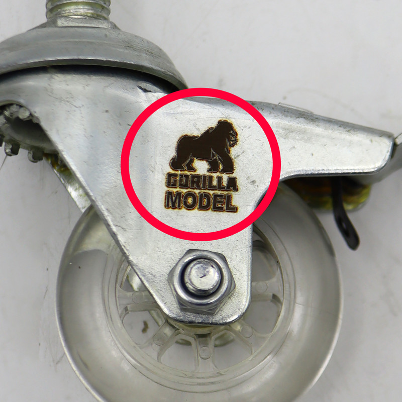 چرخ گردان ترمزدار مدل گوریلا کد YPT-PICHI-SHISHEI-50MM