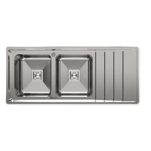 سینک ظرفشویی استیل بیمکث کد 4400 توکار