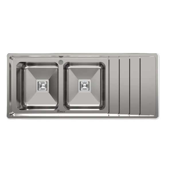 سینک ظرفشویی استیل بیمکث کد 4400 توکار