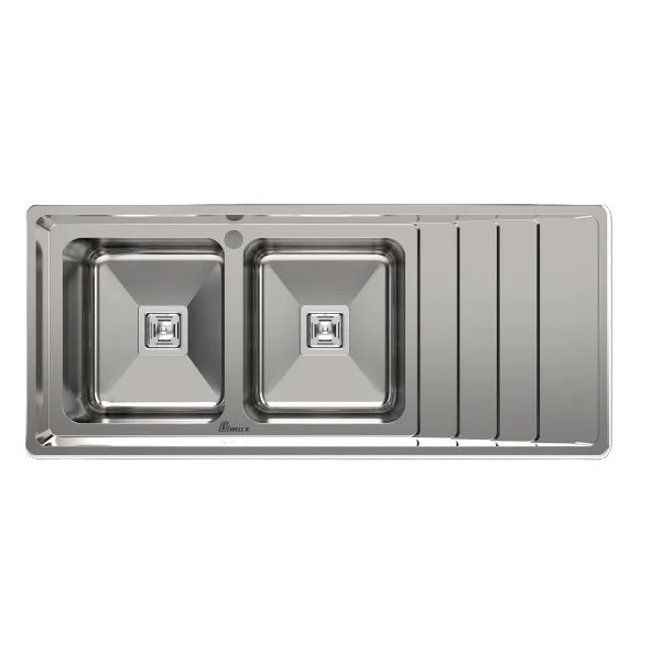 سینک ظرفشویی استیل بیمکث کد 4400 توکار