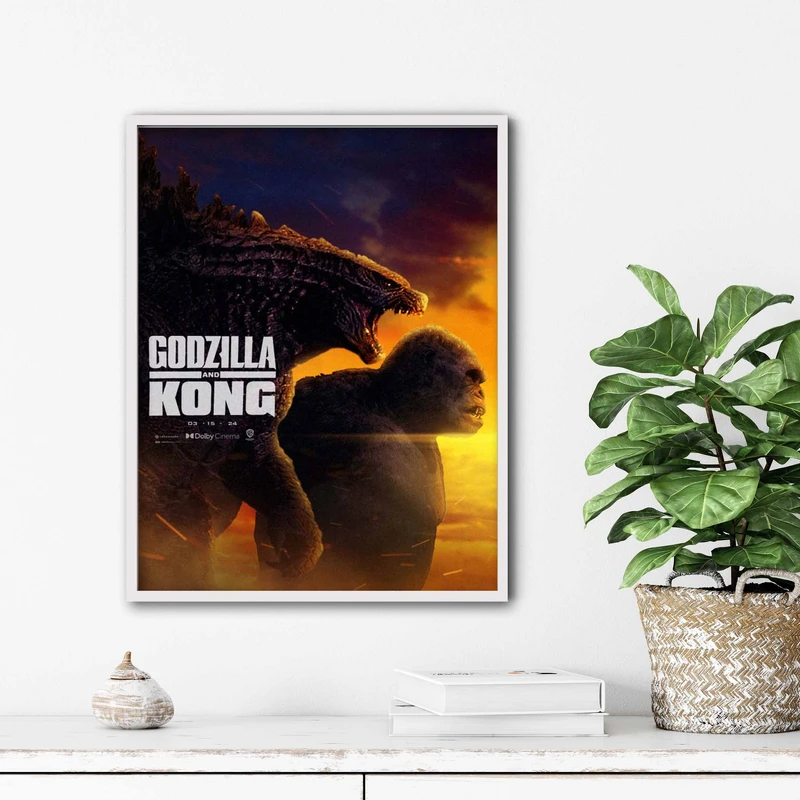 تابلو آتریسا طرح پوستر فیلم godzilla مدل ATm232