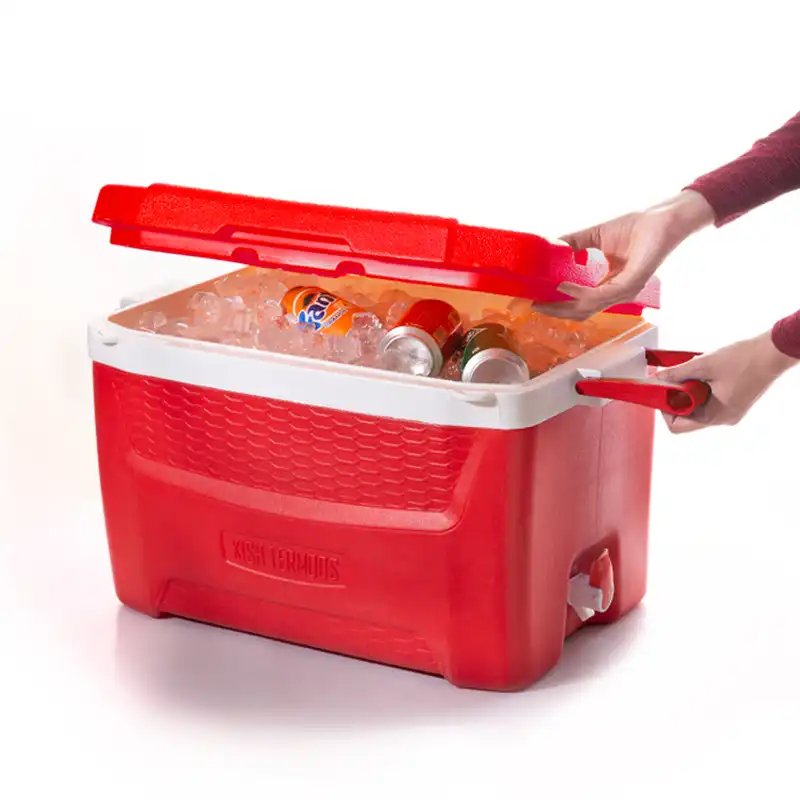 یخدان سفری کیش ترموس مدل شیردار گنجایش 38 لیتر