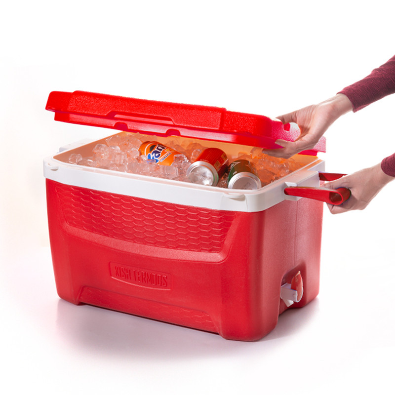 یخدان سفری کیش ترموس مدل شیردار گنجایش 38 لیتر