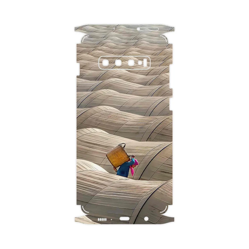 برچسب پوششی ماهوت مدل Strawberry Greenhouses-FullSkin مناسب برای گوشی موبایل سامسونگ Galaxy S10 Plus