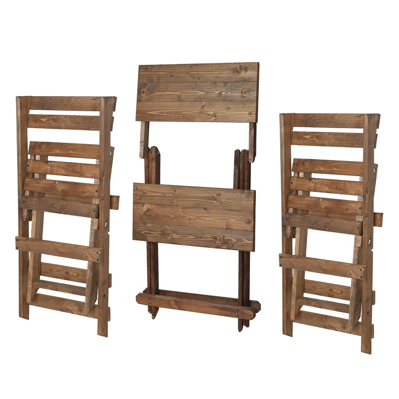 میز و صندلی ناهارخوری مدل چوبی تاشو