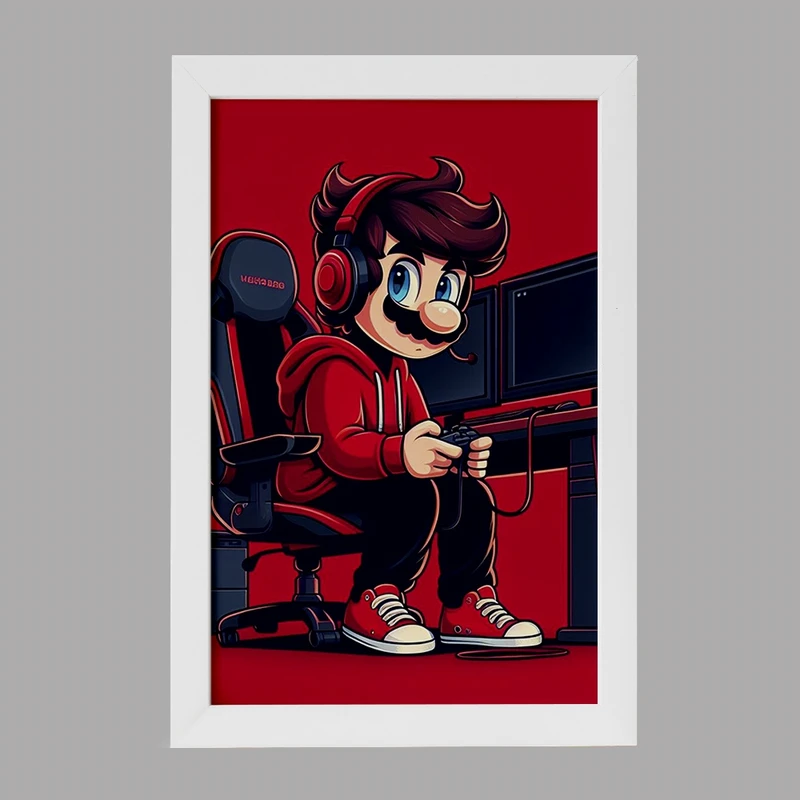 تابلو خندالو مدل سوپرماریو (Super Mario) کد F963