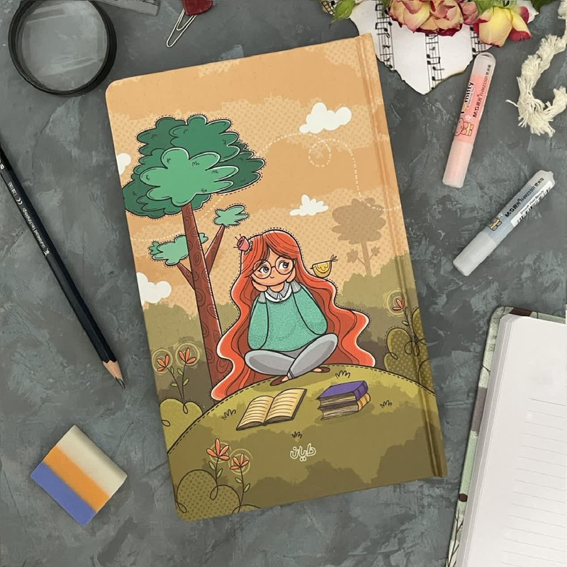 دفتر یادداشت ۱۲۰ برگ دایان مدل اروپایی طرح امیلی 8