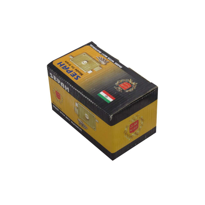 قفل حیاطی سپه مدل کلید کامپیوتری مجموعه 4 عددی