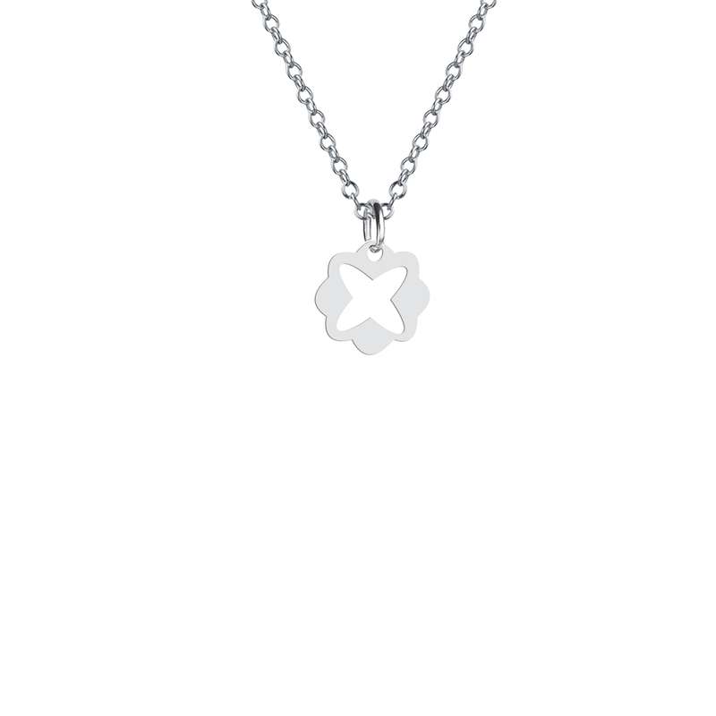 گردنبند نقره زنانه هایکا مدل شکل هندسی کد n.ha2-86