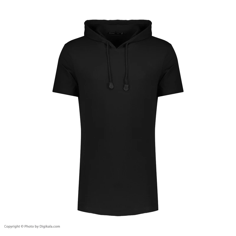 عکس شماره 3 : تیشرت کلاه دار آستین کوتاه مردانه باینت کد 323-11