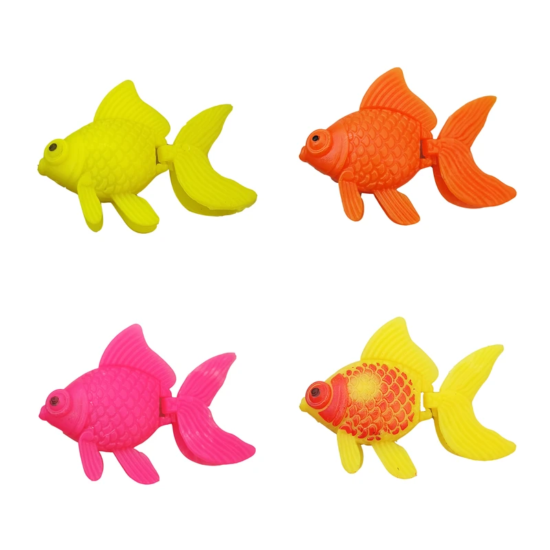 ماهی تزئینی آکواریوم مدل دم متحرک کد M09 مجموعه 4 عددی