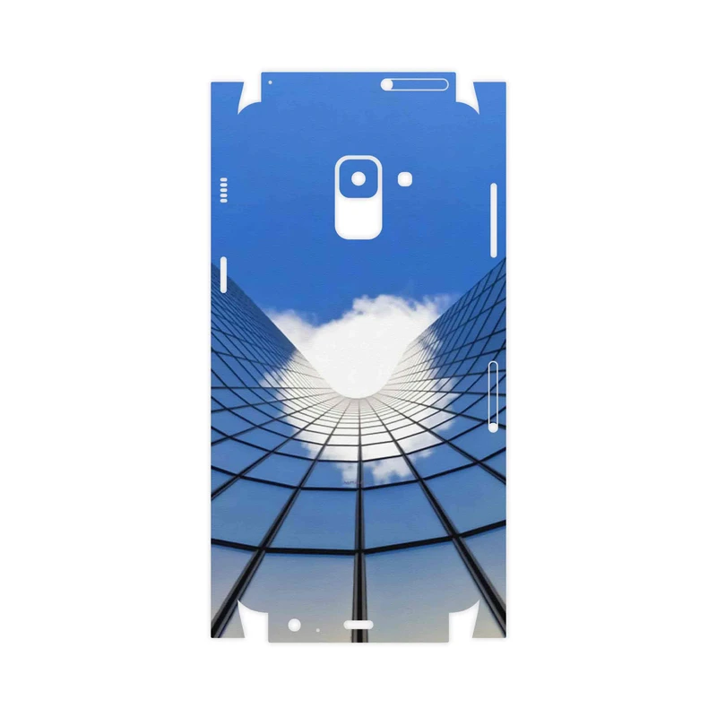 برچسب پوششی ماهوت مدل Glass skyscraper-FullSkin مناسب برای گوشی موبایل سامسونگ Galaxy A8 2018