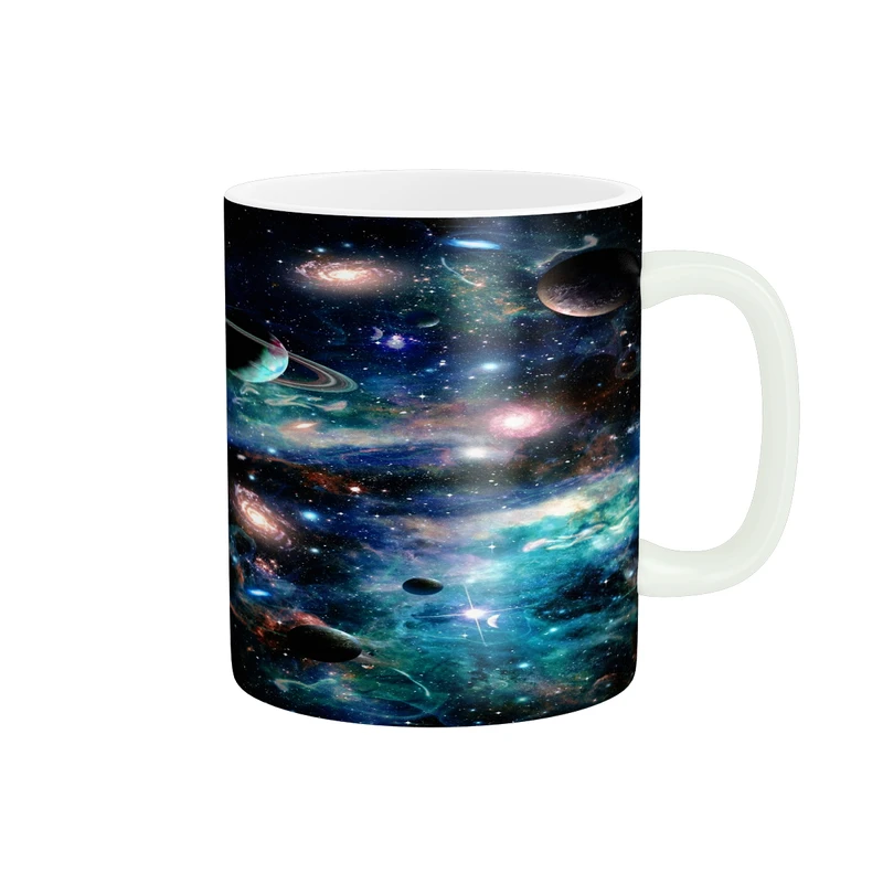 ماگ پادآفرین مدل کهکشانی طرح ماه و ستاره آسمان شب کد p3854