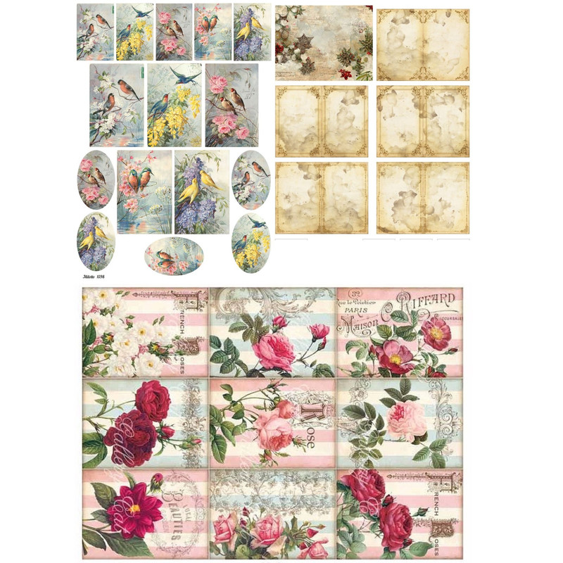 برچسب مدل برش خورده اسکرپ بوک طرح تم وینتیج کد 2 بسته 4 عددی برچسب مدل برش خورده اسکرپ بوک طرح تم وینتیج کد 2 بسته 4 عددی