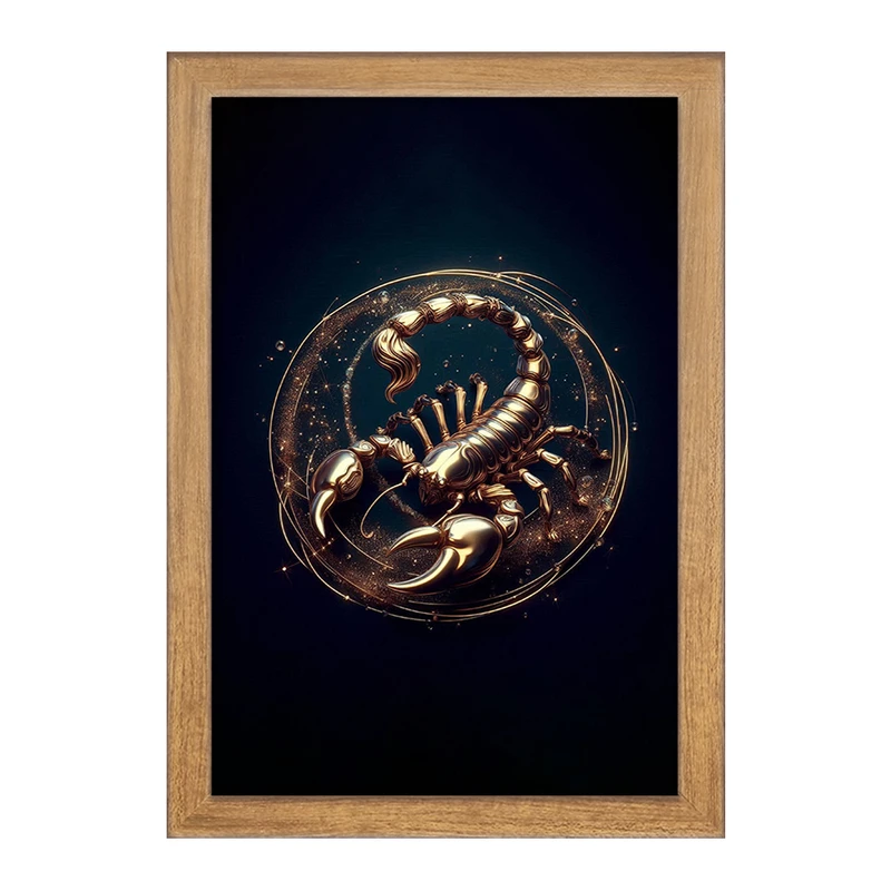 تابلو خندالو مدل ماه تولد آبان (عقرب) کد F2897