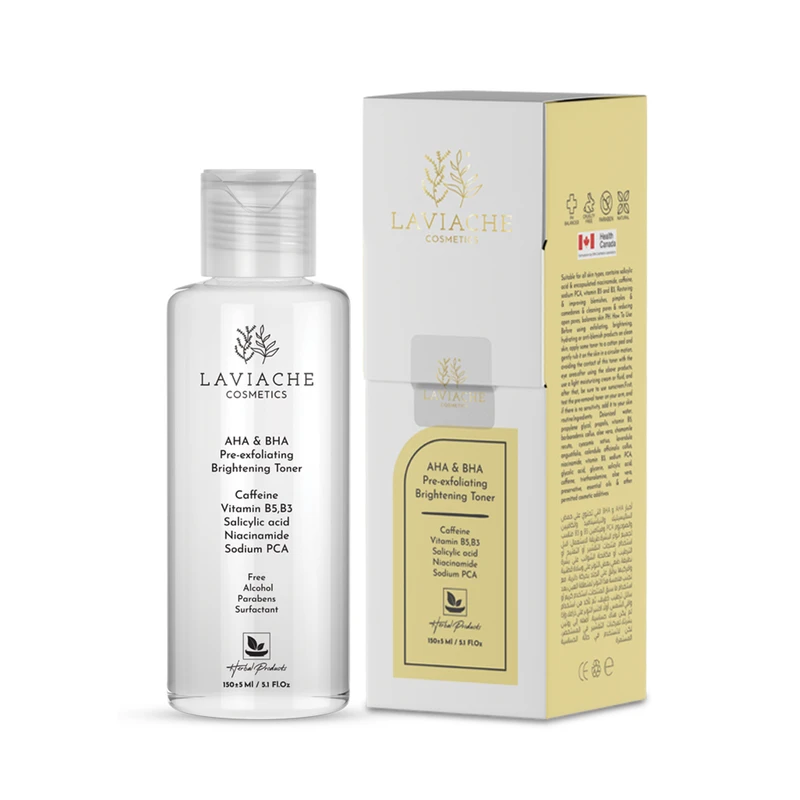 تونر لایه بردار لاویاچه مدل AHA &amp; BHA حجم 150 میلی لیتر