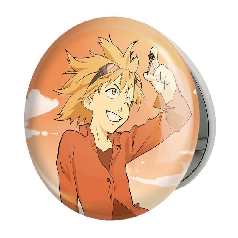 آینه جیبی خندالو طرح هاروکو انیمه فولی کولی Fooly Cooly مدل تاشو کد 23541 