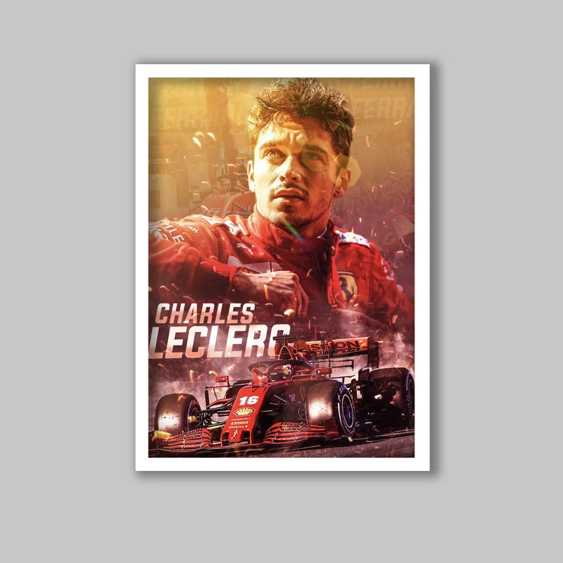 تابلو لیلیان طرح فرمول یک چارلز لکلرک کد LA-G11482