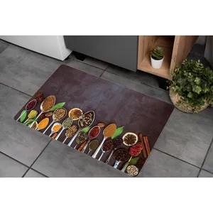 پادری مدل آشپزخانه رویه مخمل کد S603 سایز 75x45 سانتی متر