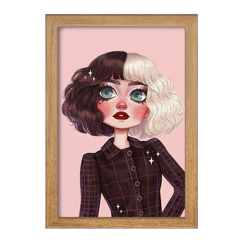 تابلو خندالو مدل کروئلا Cruella  کد 10754