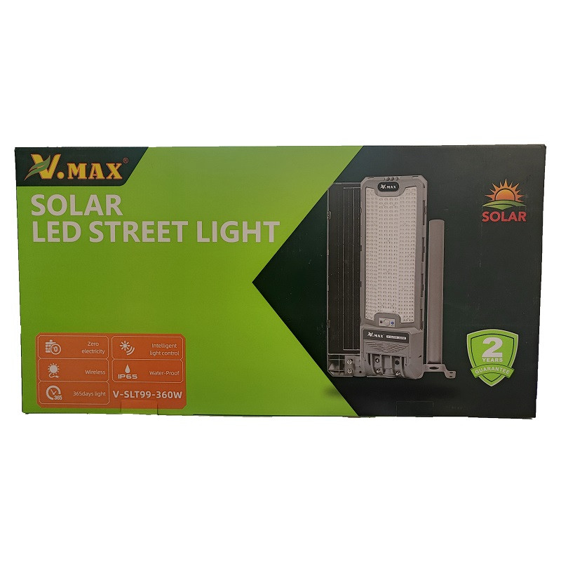 چراغ خیابانی خورشیدی 360 وات ویمکس مدل IR-V82360 (V-SLT99-360-W)