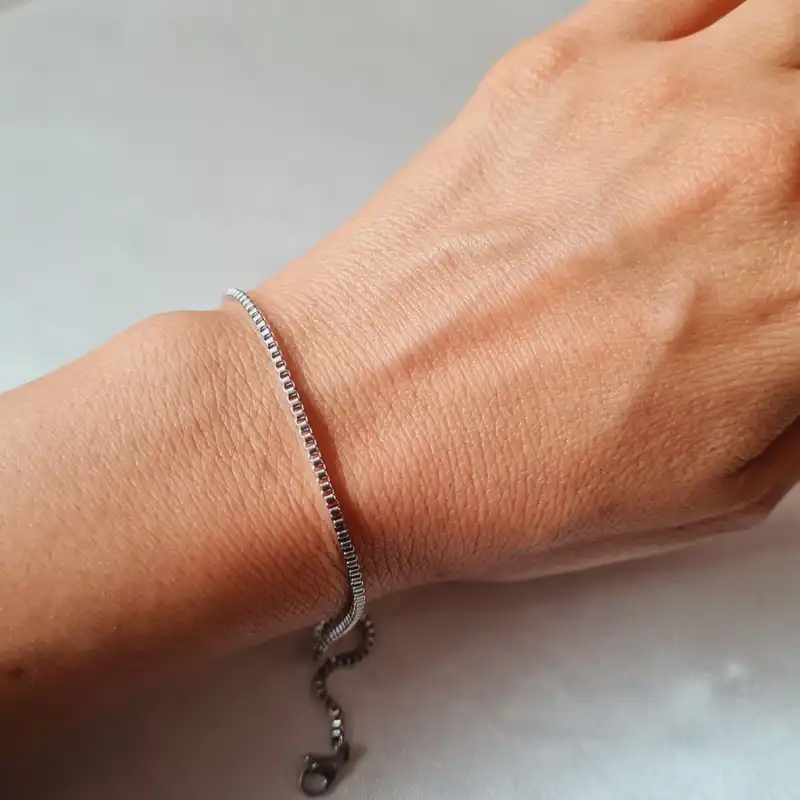 زنجیر زنانه مدل ونیزی کد j8