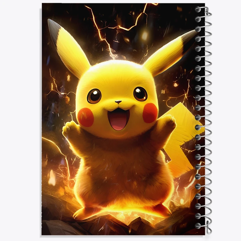 دفتر مشق 100 برگ خندالو طرح انیمه پوکمون کد N2852