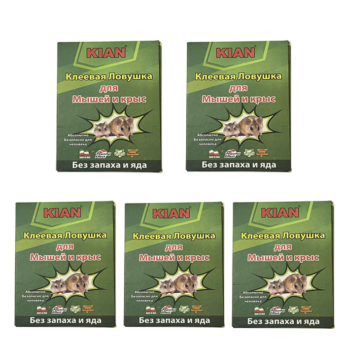 چسب موش مدل کتابی بسته 5 عددی