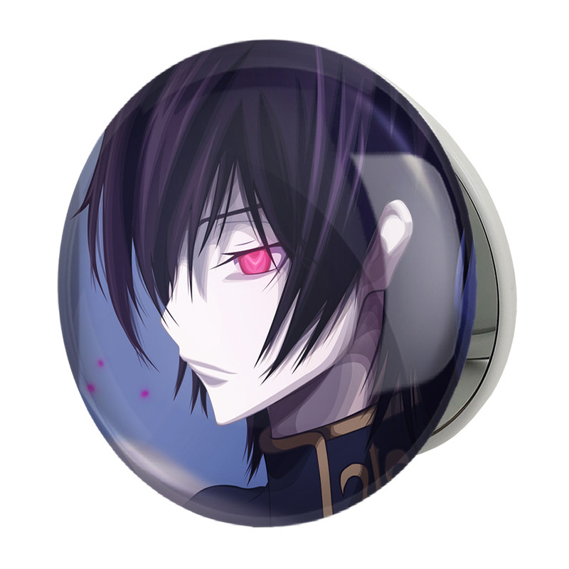 آینه جیبی خندالو طرح لولوش وی بریتانیا انیمه کد گیاس Code Geass مدل تاشو کد 13060 
