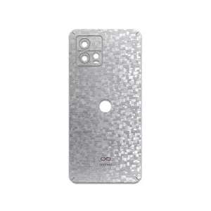 MAHOOT Silver-Silicon Cover Sticker for Motorola Moto G72