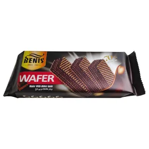 ویفر با کرم شکلات تلخ بنیس - 90 گرم بسته 12 عددی