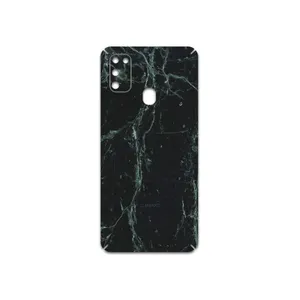 MAHOOT Graphite-Green-Marble Cover Sticker for Samsung Galaxy M21