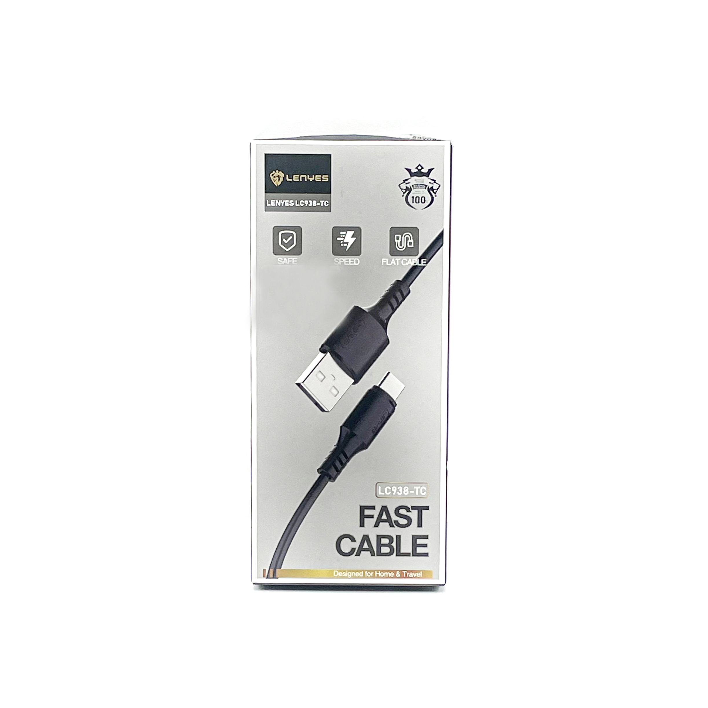 کابل تبدیل USB به USB-C لنیز مدل LC938 طول 1 متر