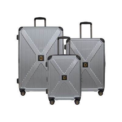 ست سه عددی چمدان نشنال جئوگرافیک مدل METALLIC N223