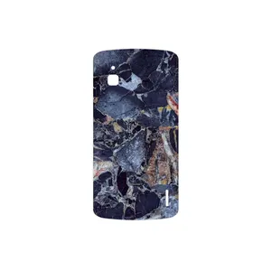 MAHOOT Broken black marble Cover Sticker for Google Nexus 4
