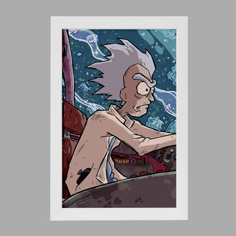 تابلو خندالو مدل انیمیشن ریک و مورتی کد 26393