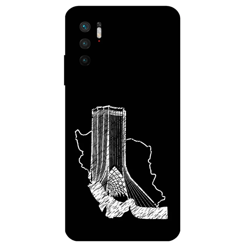 کاور مگافون طرح برج آزادی مدل 1628 مناسب برای گوشی موبایل شیائومی Redmi Note 10 5G / Poco M3 Pro