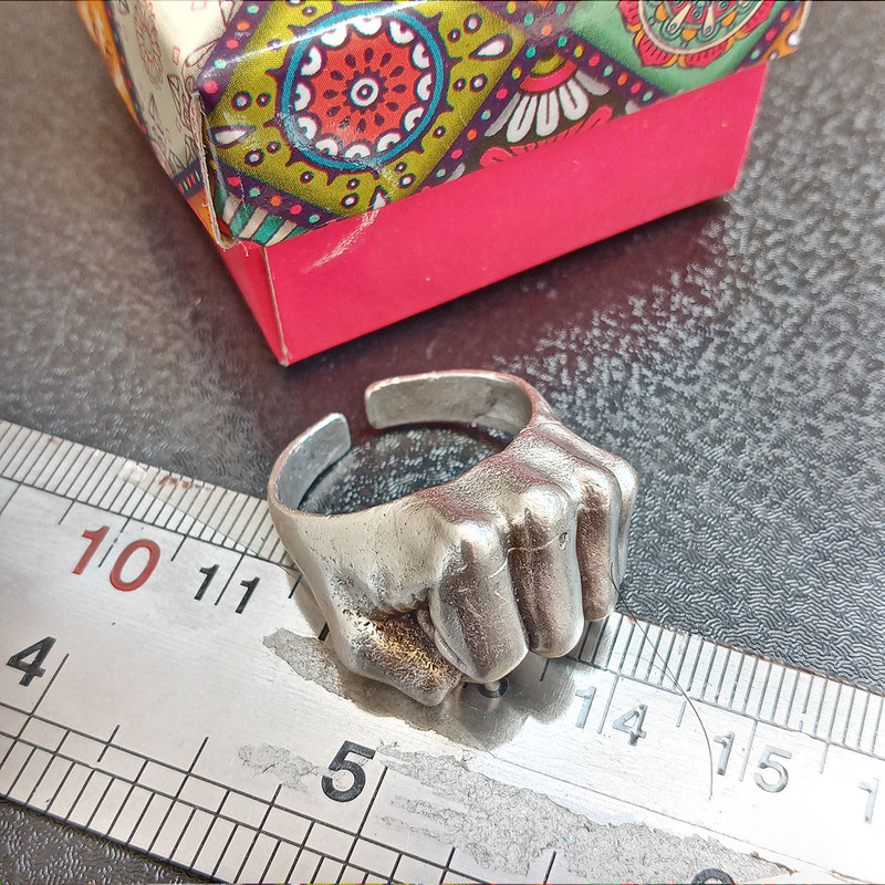 انگشتر مدل مشت کد MO-453