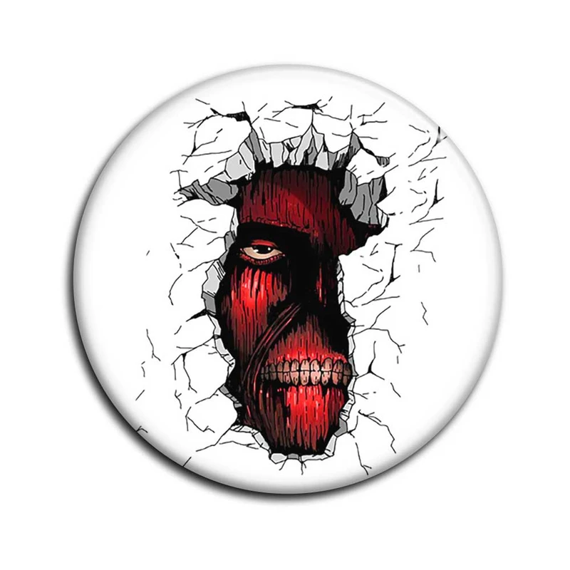 پیکسل پیکسل میکسل مدل انیمه اتک ان تایتان غول داخل دیوار