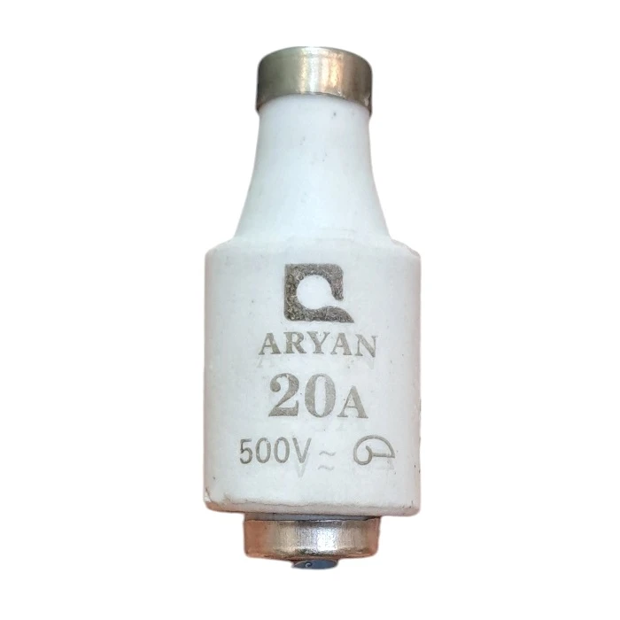 فیوز فشنگی تک فاز 20 آمپر آریان مدل 500v