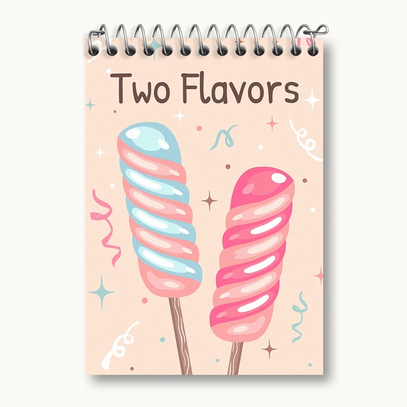 دفتر یادداشت 50 برگ خندالو مدل آبنبات کد N144